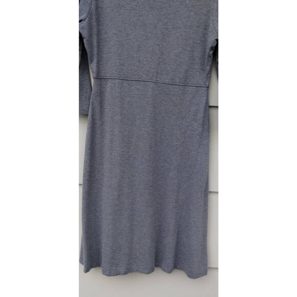 Toad & Co Rosalinda Dress Organic Cotton Tencel Lyocell Gray Casual Comfort S - Picture 6 of 10